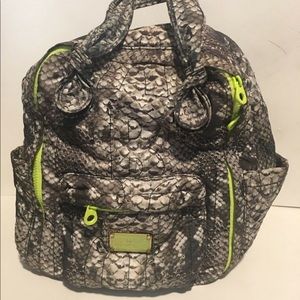 Marc by Marc Jacobs Nylon Neon Snake Backpack